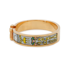 Load image into Gallery viewer, HERMES ClicH Bracelet Beige Metal

