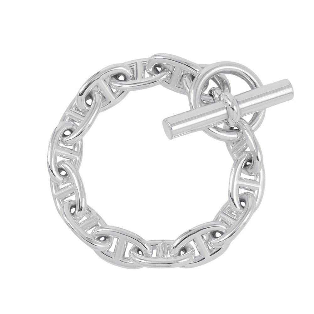 HERMES Chaine d'Ancre Bracelet 13 frames Size MM SV925