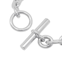Load image into Gallery viewer, HERMES ★Chaine d&#39;Ancre Bracelet 13 links Size MM SV925
