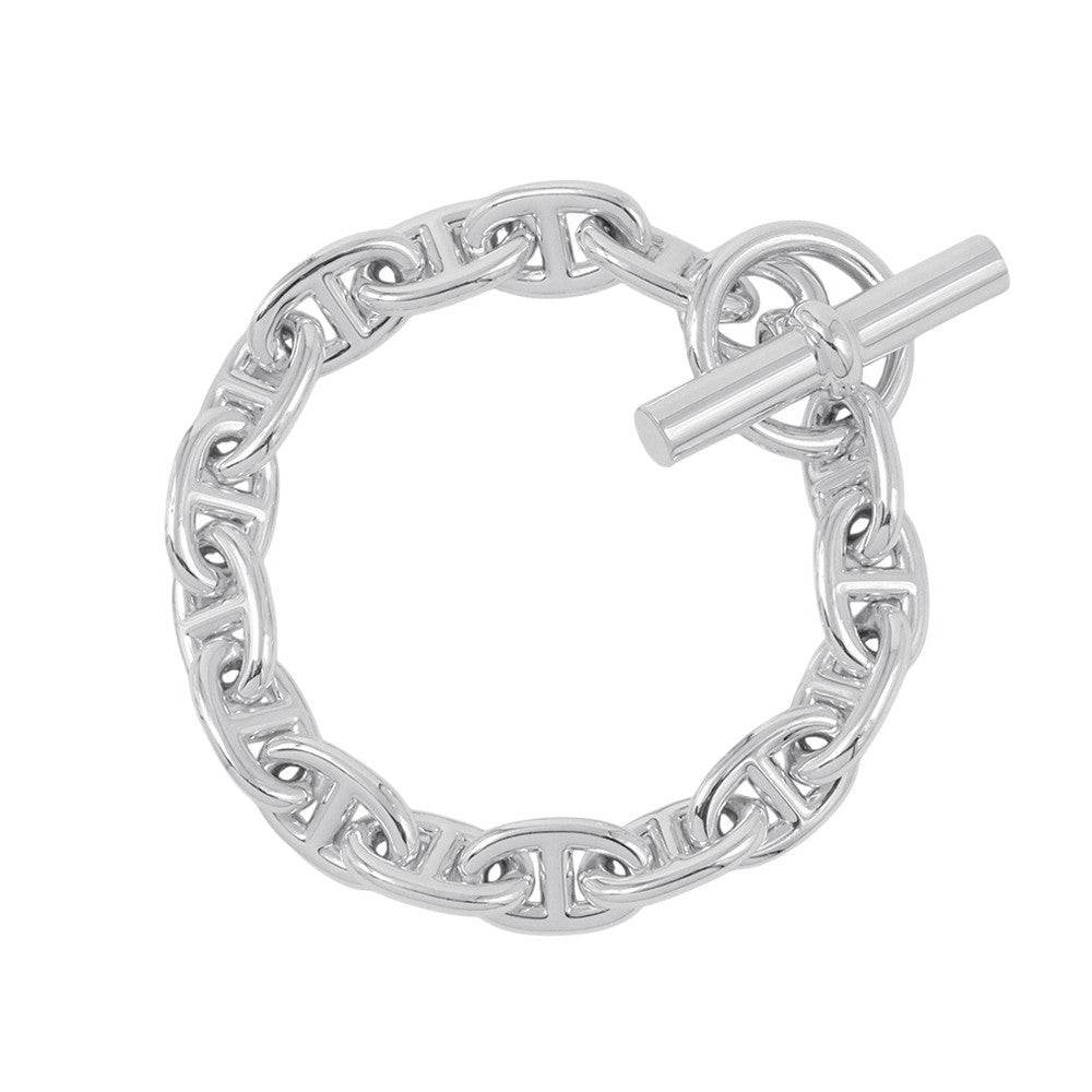 HERMES Chaine d'Ancre Bracelet 16 frames Size MM SV925