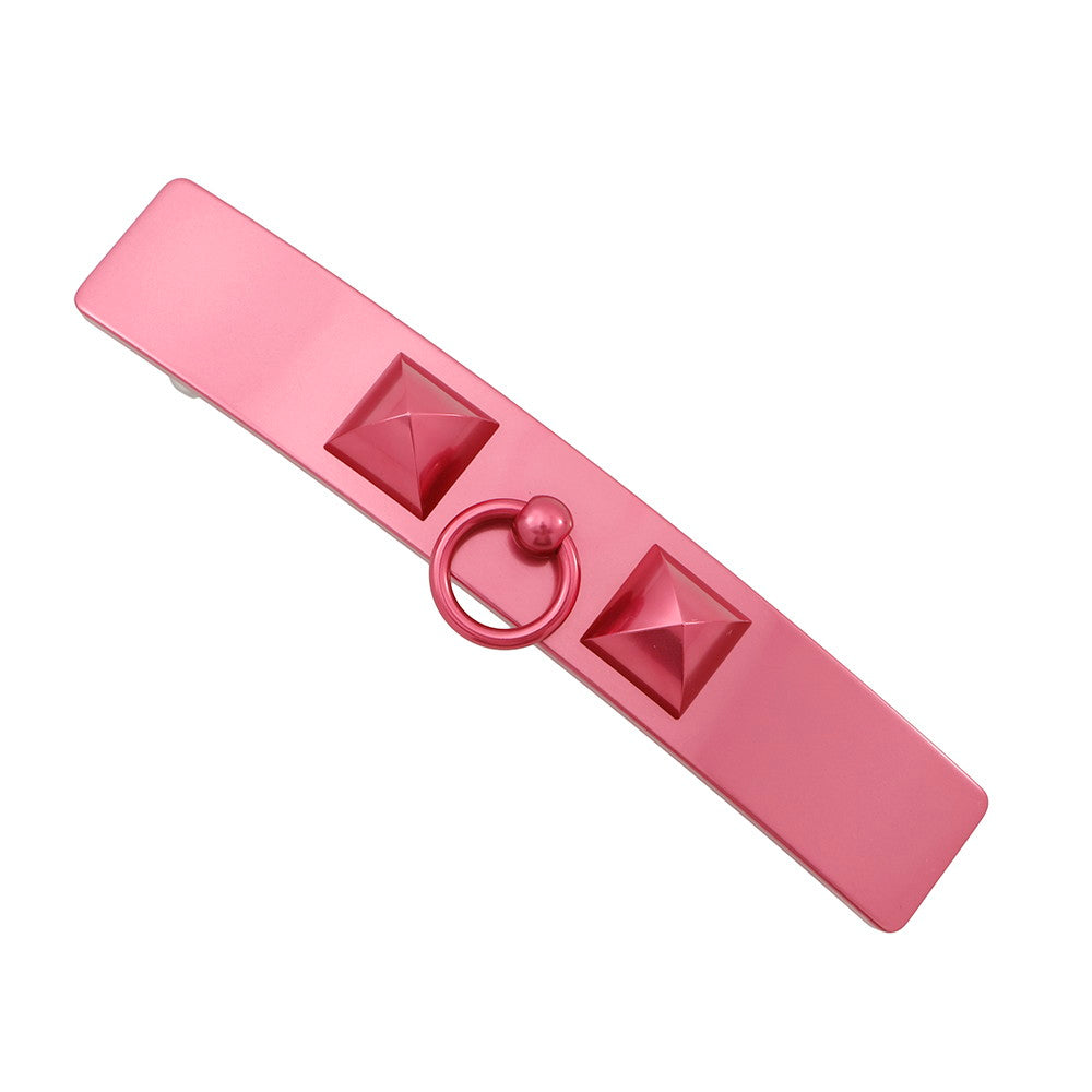 HERMES Caprice Barrette Pink Aluminium
