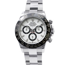 将图像加载到图库查看器中，ROLEX Cosmograph Daytona W40mm Stainless Steel White Dial116500LN
