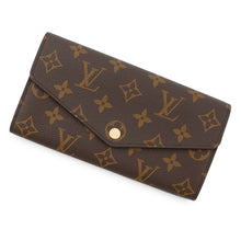 将图像加载到图库查看器中，LOUIS VUITTON Portefeuille Sarah FuchsiaM62234 Monogram
