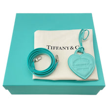 Load image into Gallery viewer, TIFFANY&amp;Co. Return to TIFFANY &amp; Co. TIFFANY&amp;Co.Blue73249945 Taurillon Leather
