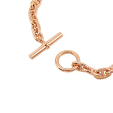 Load image into Gallery viewer, HERMES Chaine d&#39;Ancre 26 frames Bracelet Size TPM 18K Pink Gold
