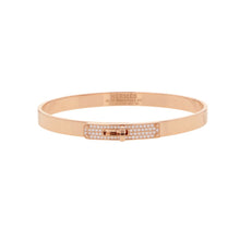 将图像加载到图库查看器中，HERMES Kelly Bracelet PM Size ST 18K Pink Gold
