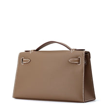 Load image into Gallery viewer, HERMES PochetteKelly Etoupe Swift Leather

