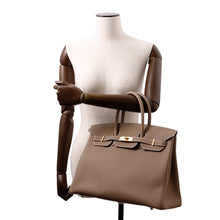 将图像加载到图库查看器中，HERMES Birkin Etoupe Togo Leather Size 35
