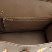 将图像加载到图库查看器中，HERMES Birkin Etoupe Togo Leather Size 35
