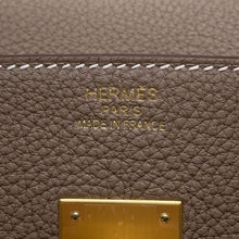 将图像加载到图库查看器中，HERMES Birkin Etoupe Togo Leather Size 35
