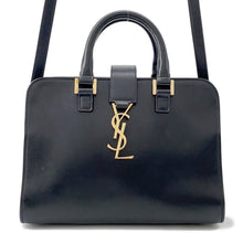Load image into Gallery viewer, SAINT LAURENT PARIS Baby Kabas 2WAYHandbag Black472466 Leather
