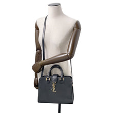 Load image into Gallery viewer, SAINT LAURENT PARIS Baby Kabas 2WAYHandbag Black472466 Leather
