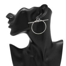 Load image into Gallery viewer, HERMES Loop Earrings Size MM SV925
