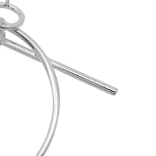 Load image into Gallery viewer, HERMES Loop Earrings Size MM SV925
