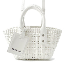 将图像加载到图库查看器中，BALENCIAGA bistro White678028 Patent Leather Size XXS
