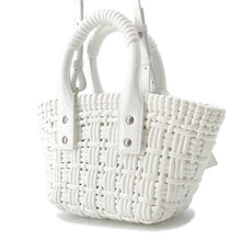 将图像加载到图库查看器中，BALENCIAGA bistro White678028 Patent Leather Size XXS
