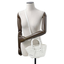 将图像加载到图库查看器中，BALENCIAGA bistro White678028 Patent Leather Size XXS
