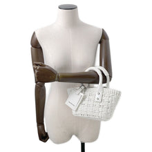 将图像加载到图库查看器中，BALENCIAGA bistro White678028 Patent Leather Size XXS
