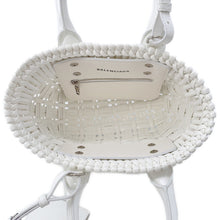 将图像加载到图库查看器中，BALENCIAGA bistro White678028 Patent Leather Size XXS
