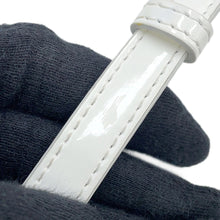 将图像加载到图库查看器中，BALENCIAGA bistro White678028 Patent Leather Size XXS
