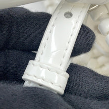 将图像加载到图库查看器中，BALENCIAGA bistro White678028 Patent Leather Size XXS
