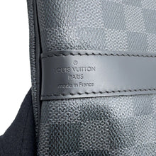 将图像加载到图库查看器中，LOUIS VUITTON Keepall Bandouliere NoirN41413 Damier Graphite Size 55
