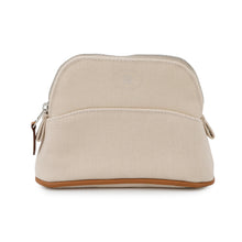Load image into Gallery viewer, HERMES Bolide Pouch Natural Canvas Leather Size Mini mini
