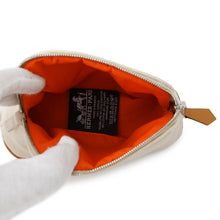 Load image into Gallery viewer, HERMES Bolide Pouch Natural Canvas Leather Size Mini mini
