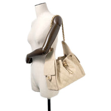 Load image into Gallery viewer, CHANEL CHANEL25 ChainShoulder Bag BeigeAS5293 Caviar Leather Size Small
