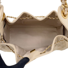Load image into Gallery viewer, CHANEL CHANEL25 ChainShoulder Bag BeigeAS5293 Caviar Leather Size Small
