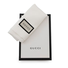 Load image into Gallery viewer, GUCCI Horsebit 1955 Compact Wallet Beige/Navy621887 Straw/Leather
