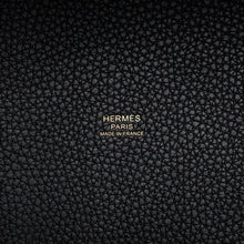 将图像加载到图库查看器中，HERMES Picotin Lock Black Taurillon Clemence Size MM
