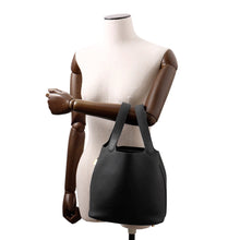 将图像加载到图库查看器中，HERMES Picotin Lock Black Taurillon Clemence Size MM

