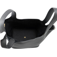 将图像加载到图库查看器中，HERMES Picotin Lock Black Taurillon Clemence Size MM

