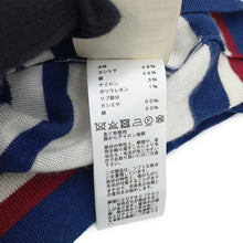 Load image into Gallery viewer, HERMES Kanoe H Cardigan Size 38 Blue Cashmere48% Silk48% Nylon3%Polyurethane1%
