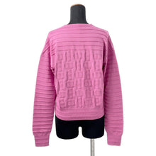 Load image into Gallery viewer, HERMES chaine d&#39;ancre cardigan Size 34 Pink Silk57% Cotton43%
