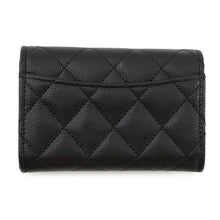 Load image into Gallery viewer, CHANEL Classic Flap Card Case BlackAP4096 Caviar Leather
