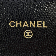 Load image into Gallery viewer, CHANEL Classic Flap Card Case BlackAP4096 Caviar Leather
