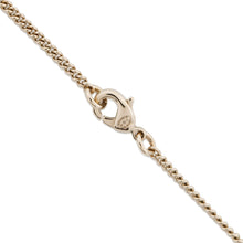 将图像加载到图库查看器中，CHANEL CC Logo Necklace Metal Leather Rhinestone Faux Pearl
