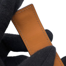 将图像加载到图库查看器中，HERMES Collier de Chien 24 Bracelet Size T2 Jaune de Naples Leather
