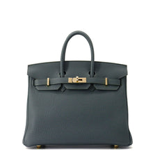 将图像加载到图库查看器中，HERMES Birkin Vert Mangrove Togo Leather Size 25
