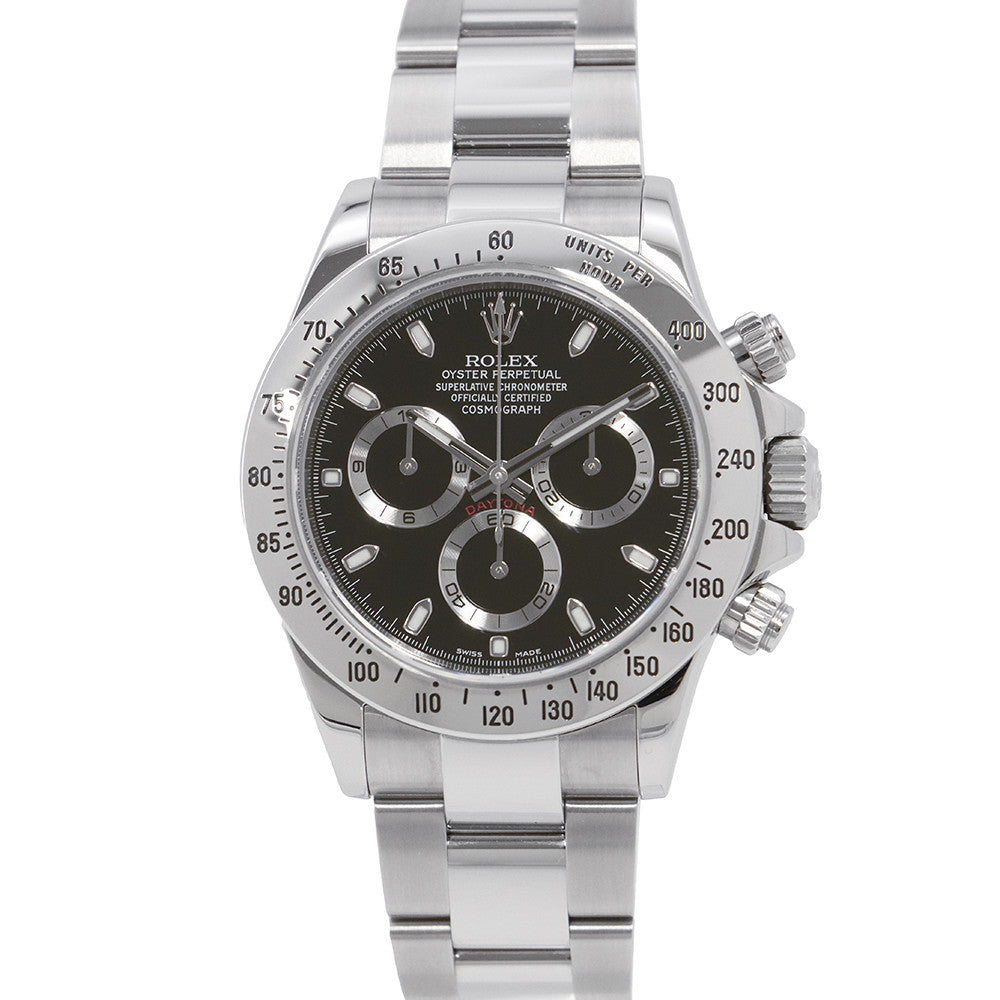 ROLEX Cosmograph Daytona W40mm Stainless Steel Black Dial116520