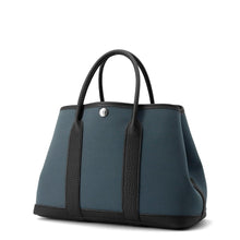 Load image into Gallery viewer, HERMES Garden Party Vert Chypre/Black Toile Officier Negonda Leather Size TPM
