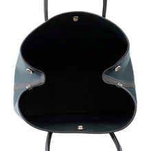 Load image into Gallery viewer, HERMES Garden Party Vert Chypre/Black Toile Officier Negonda Leather Size TPM
