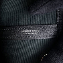 Load image into Gallery viewer, HERMES Garden Party Vert Chypre/Black Toile Officier Negonda Leather Size TPM
