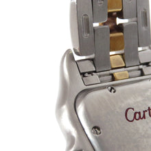 将图像加载到图库查看器中，CARTIER PANTHERE MM 1 row H36.4mm×W26.6mm Stainless Steel K18YG Ivory Dial83083241
