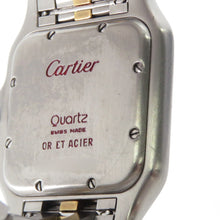 将图像加载到图库查看器中，CARTIER PANTHERE MM 1 row H36.4mm×W26.6mm Stainless Steel K18YG Ivory Dial83083241
