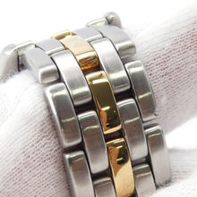 将图像加载到图库查看器中，CARTIER PANTHERE MM 1 row H36.4mm×W26.6mm Stainless Steel K18YG Ivory Dial83083241
