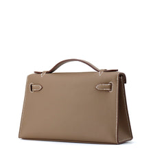 将图像加载到图库查看器中，HERMES PochetteKelly Etoupe Swift Leather
