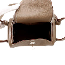 将图像加载到图库查看器中，HERMES Lindy Etoupe Taurillon Clemence Size Mini
